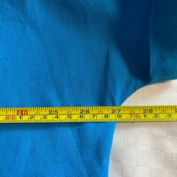 Reitmans Linen Cap Sleeve Top Blue Size XL - Picture 10 of 10